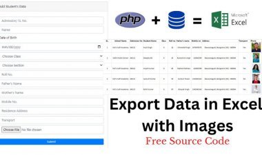 Id Card Business Management System | Data Export in Excel using PHP MySQL