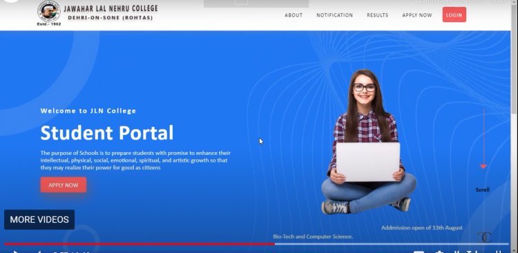 Student Portal Website Template Using HTML, CSS, and JavaScript | Download Free Source Code