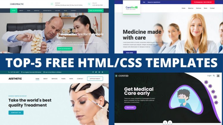 Medical, Health Related Top - 5 HTML & CSS Website Templates | Free Source Code Download