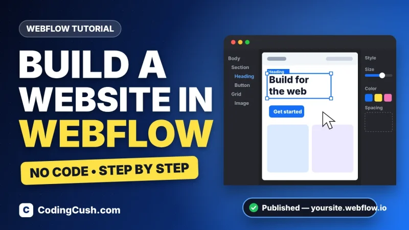 How to Build a Website in Webflow: A Step-by-Step Beginner Guide