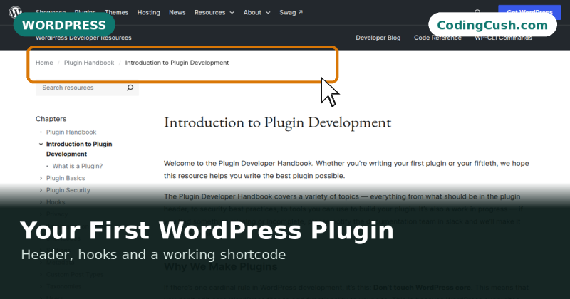 How to Create Your First WordPress Plugin (A Simple Working Example)