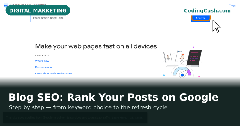 Blog SEO: A Step-by-Step Guide to Rank Your Posts on Google