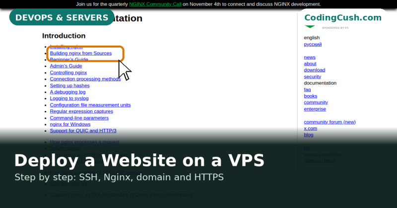 How to Deploy a Website on a VPS Server (Beginner Step by Step)