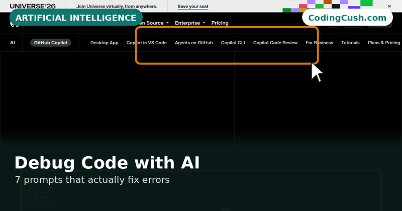 How to Debug Code with AI: 7 Prompts That Actually Fix Errors