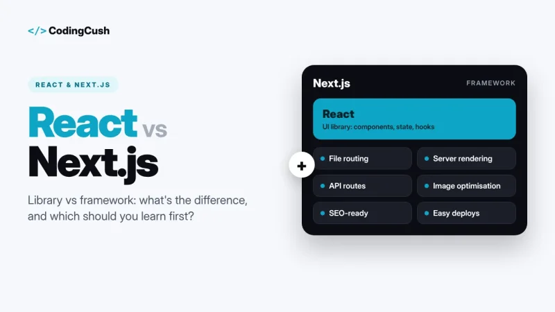 React vs Next.js: What Is the Difference and Which Should You Learn First?