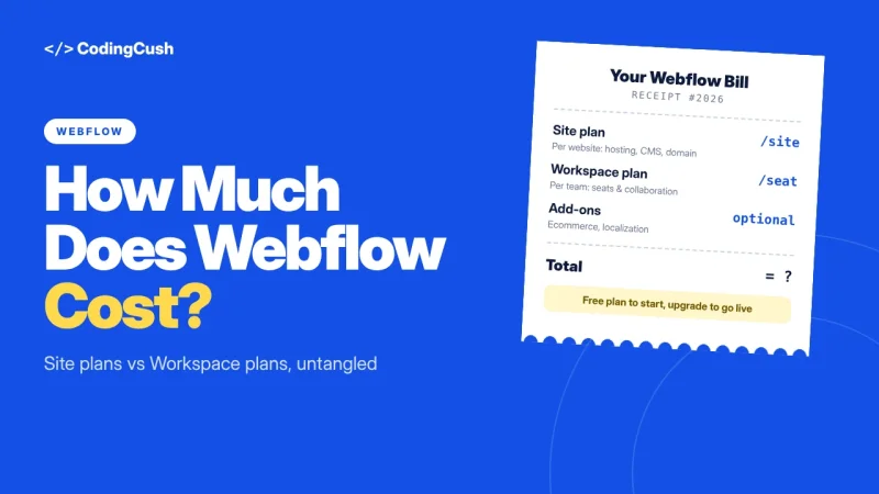 How Much Does Webflow Cost? Plans and Pricing Explained Simply