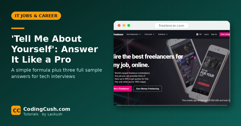 "Tell Me About Yourself": How to Answer in a Tech Interview (With Examples)