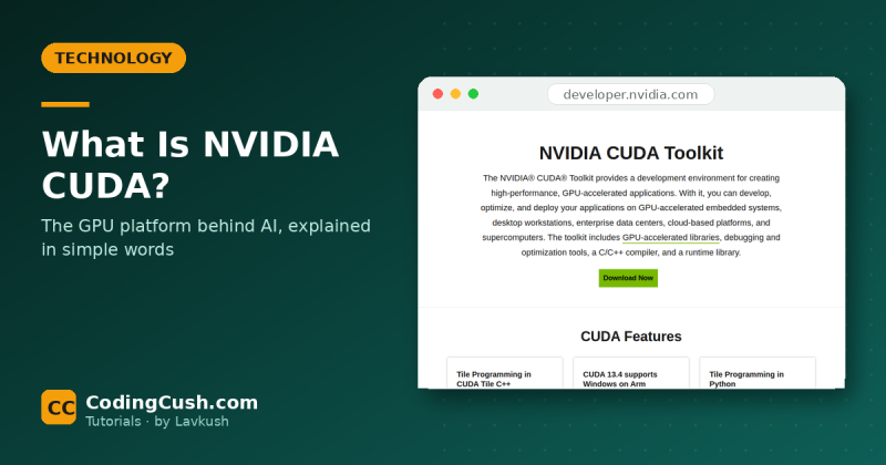 What Is NVIDIA CUDA? Explained in Simple Words