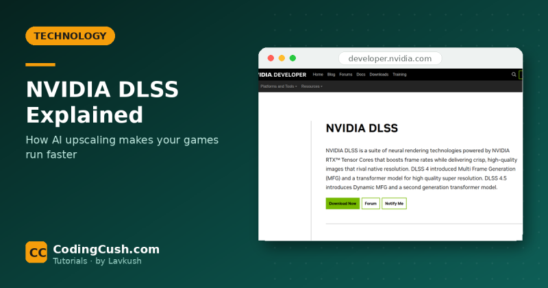 NVIDIA DLSS Explained: How AI Makes Your Games Faster