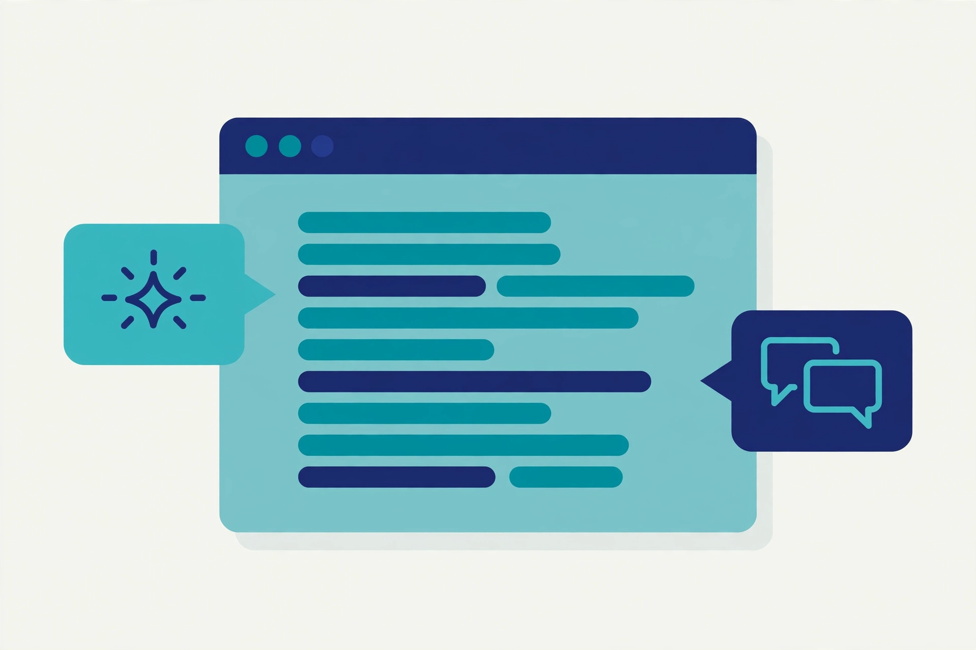 GitHub Copilot vs ChatGPT illustration