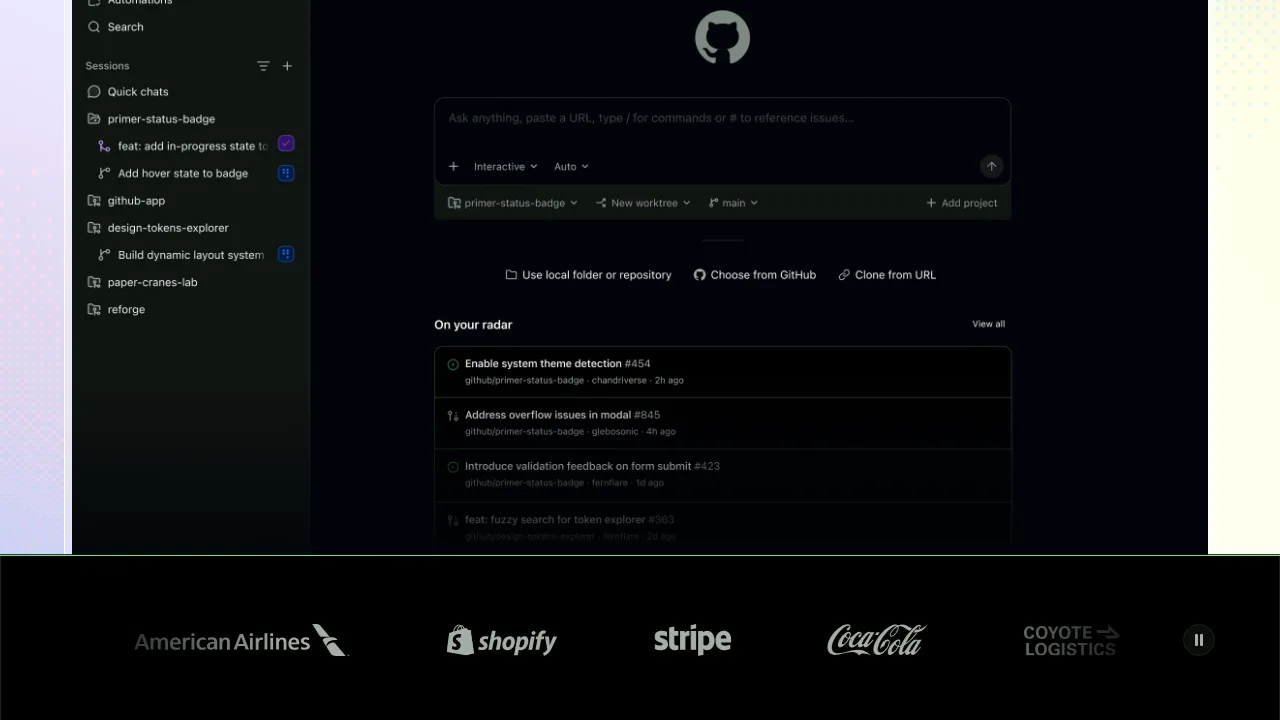 Real screenshot of the official GitHub Copilot product page