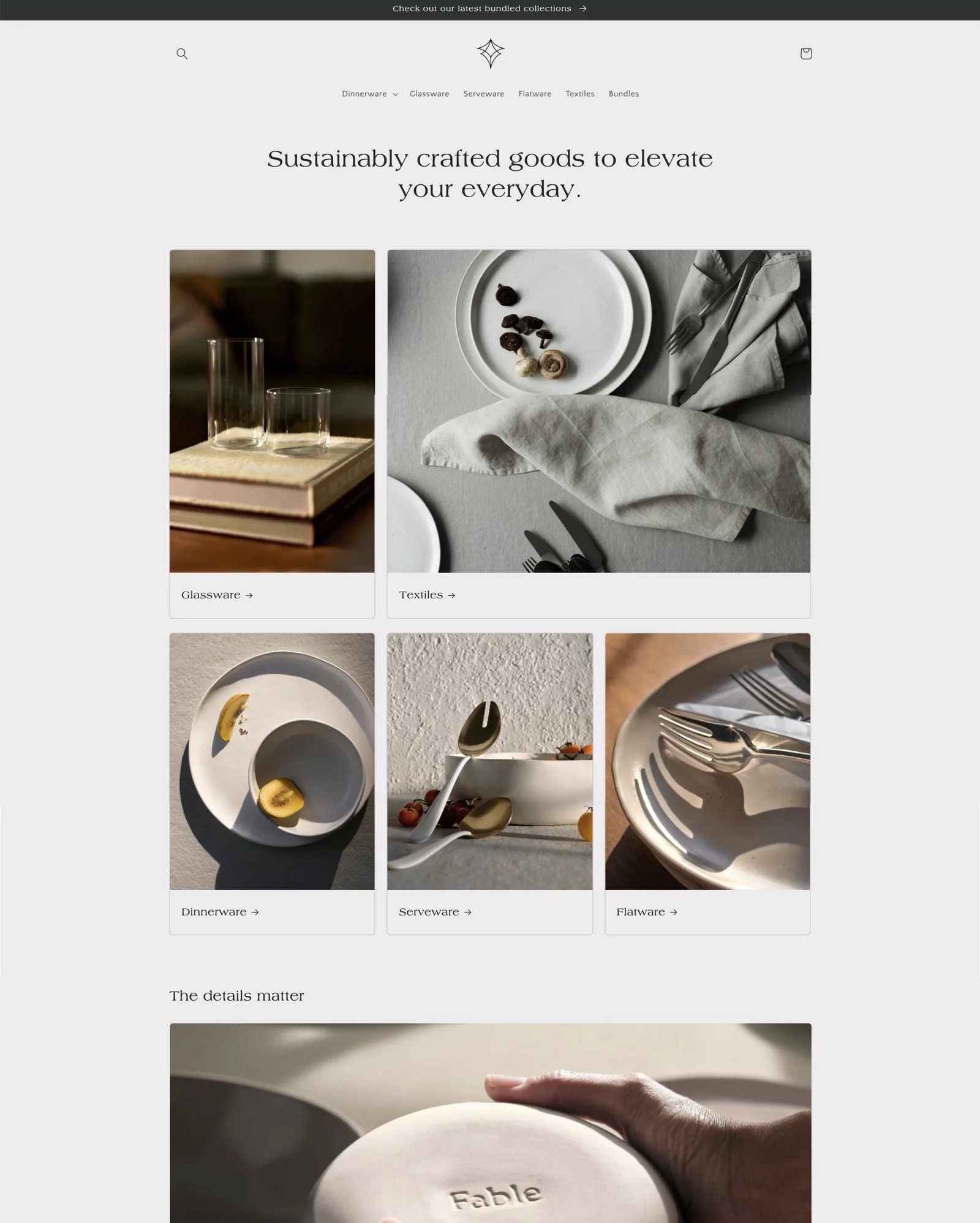Craft theme storefront as shown in its official Shopify Theme Store hero screenshot
